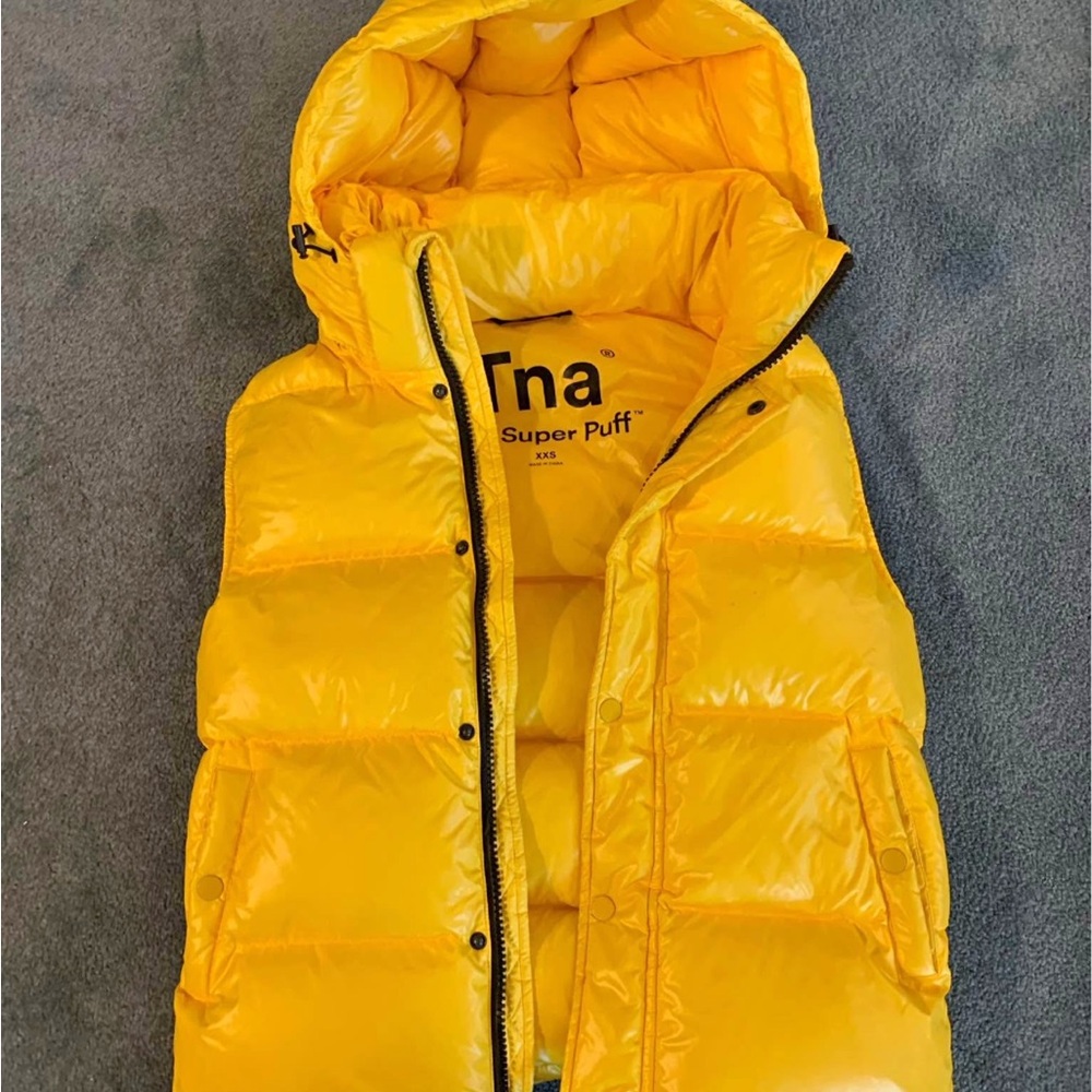 TNA Yellow Super Puff Jacket